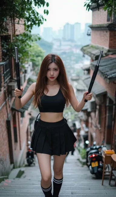 AI做性感小姐姐街拍短视频(图5) AI做性感小姐姐街拍短视频(图5)